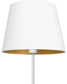 Stojacia lampa ARDEN 1xE27/60W/230V biela/zlatá