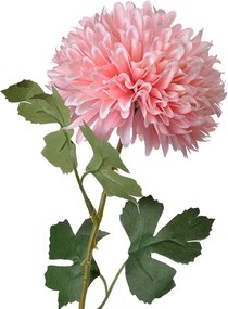 Ružová umelá dekoračná kvetina - 10*10*54 cm