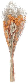 Kytica sušených kvetov 65 cm oranžová CERCEDILLA Beliani