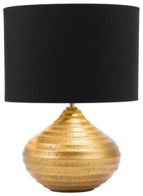 Zlatá stolná lampa KUBAN Beliani
