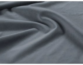 Svetlomodrá čalúnená dvojlôžková posteľ s úložným priestorom/bez čela s roštom 200x200 cm Susan – Micadoni