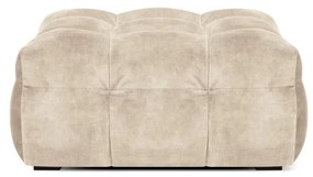 Béžový zamatový puf Windsor &amp; Co Sofas Vesta