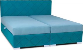 Čalúnená posteľ Mia, 200x180, modrá (AN 5914/5915)