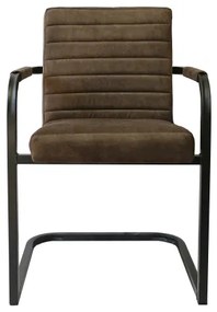 Jedálenská stolička BART hnedá