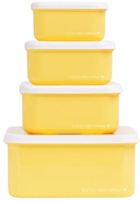 A Little Lovely Company - súprava štyroch desiatových škatuliek - zvierací kamaráti