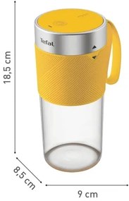 Tefal - Smoothie mixér BLENDFORCE 50W/230V žltá