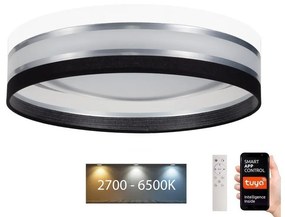 Belis LED Stmievateľné stropné svietidlo SMART CORAL 24W/230V Wi-Fi Tuya čierna/biela +DO BE0873