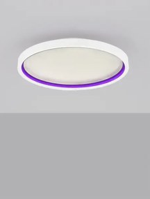 Moderné stropné svietidlo Chet RGB 39 s diaľkovým ovládaním