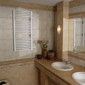 BPS-koupelny Kúpeľňový radiátor Eco EC 75185 / biela RAL 9016 (184x75 cm)
