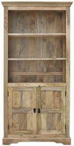 furniture-nabytek.cz - Drevená knižnica z masívu mango 100x200x45