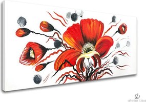 Autorská reprodukcia na plátne KVETY