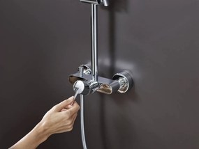 Hansgrohe Croma Select S, Showerpipe 280 1jet s pákovou batériou, chrómová, HAN-26791000