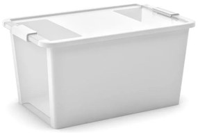 KIS Bi box L 40 litrov kombinácia priehľadná / biela farba