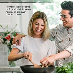 Klarstein Alchemist, plynová varná doska, 3 hliníkové horáky, sklokeramická