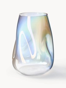 Ručne fúkaná sklenená váza Rainbow, V 26 cm