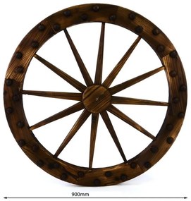 Dekoratívne drevené koleso