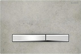 Geberit 115.788.JV.2-splachovacie tlačidlo Sigma50 24,6x16,4 cm dekor betónu/matný chróm