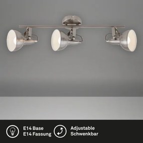 Bodové svietidlo 3xE14/40W/230V matný chróm