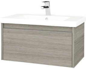 Kúpeľňová skrinka s umývadlom Dřevojas Bono 76x39 cm Cafe umývadlo Harmonia 204068