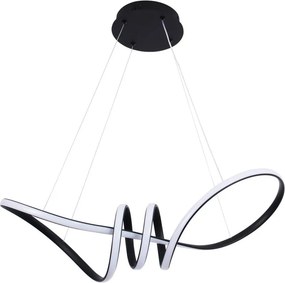 LED Luster na lanku FLAVIA LED/44W/230V čierny