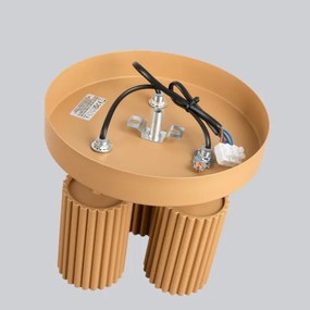 Sollux SL.1563 - Bodové svietidlo KARBON 3xGU10/10W/230V zlatá