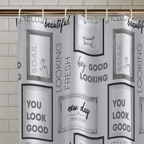 Sprchový záves 180x180 cm Relax and Unwind – Catherine Lansfield