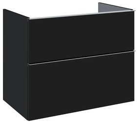Elita Look, umývadlová skrinka 80x45x64 cm 2S PDW, čierna matná, ELT-168111