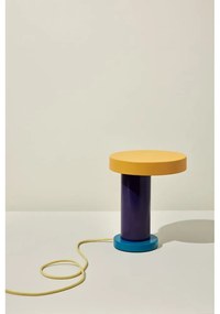 Fialová LED stmievateľná stolová lampa (výška 25 cm) Magic – Hübsch