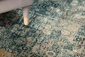 Vlnený koberec SUPERIOR MAMLUK vintage smaragdový