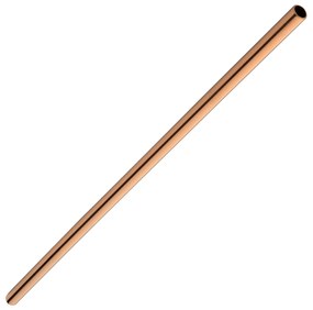 Bar@drinkstuff Nerezové medené slamky 21,5cm