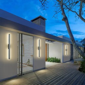 Brilagi - LED Vonkajšie nástenné svietidlo LINEO LED/24W/230V 3000K IP65 antracit