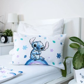 Jerry Fabrics Obliečky do postieľky 100x135 + 40x60 cm - Lilo and Stitch "Rainbow"