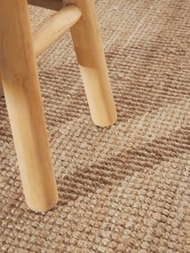 Hanse Home, Kusový koberec Jaipur 105974 Natur/Gold kruh, 200x200 (priemer) kruh, béžová, chodba / predsieň