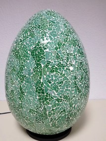 Luxusná Stolná lampa ART zelená -EGG XXL