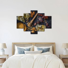 Obraz so sušeným ovocím (150x105 cm)