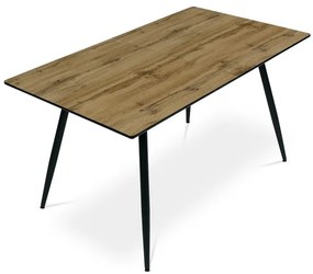 Autronic BONTEC Jedálenský stôl rozkladací 140-180x80 cm, mdf, dub, HT-921 OAK Farba: Hnedá