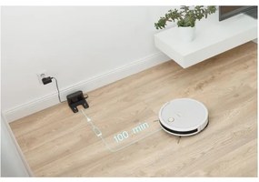 Sencor - Inteligentný robotický vysávač s mopom 2v1 28W/2600 mAh Wi-Fi biela + DO