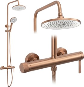 Rea Rivo, sprchový set, medená matná, REA-P8925