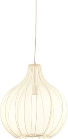 Béžové závesné svietidlo s textilným tienidlom ø 50 cm Elati – Light &amp; Living