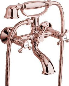 Ružová nástenná vaňová batéria (2 výstupy) Antea – Sapho