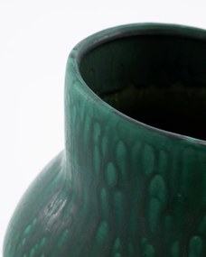 House Doctor Keramická váza Disc Green