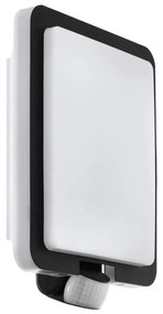 Eglo 79546 -Vonkajšie nástenné svietidlo so senzorom MUSSOTTO 1xE27/28W/230V IP44 EG79546