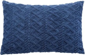 Súprava 2 ks obliečok na vankúše INVERNO tmavo modrá 50 x 70 cm