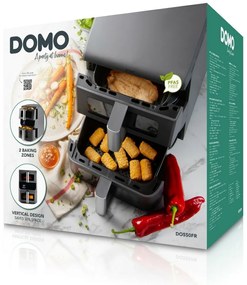 DOMO DO550FR vertikálna dvojitá teplovzdušná fritéza