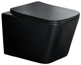 Závěsná WC mísa Wall Hung černá