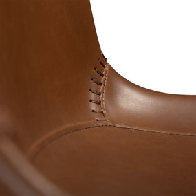HYPE ČALÚNENÁ BAROVÁ STOLIČKA brown/black