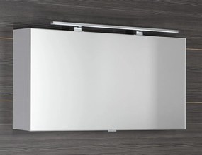 Sapho Sapho, CLOE galérka s LED osvetlením, 120x50x18cm, biela, CE120-0030