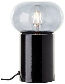 Brilliant - Stolná lampa KNUT 1xE27/25W/230V čierna/číra