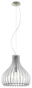 Eglo 61915 - Luster na lanku TINDORI 1xE27/60W/230V pr. 38 cm biela