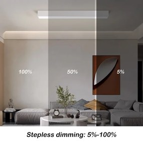 Immax NEO 07258L - LED Stmievateľné svietidlo LUNGO 29W/230V Wi-Fi Tuya biela + DO